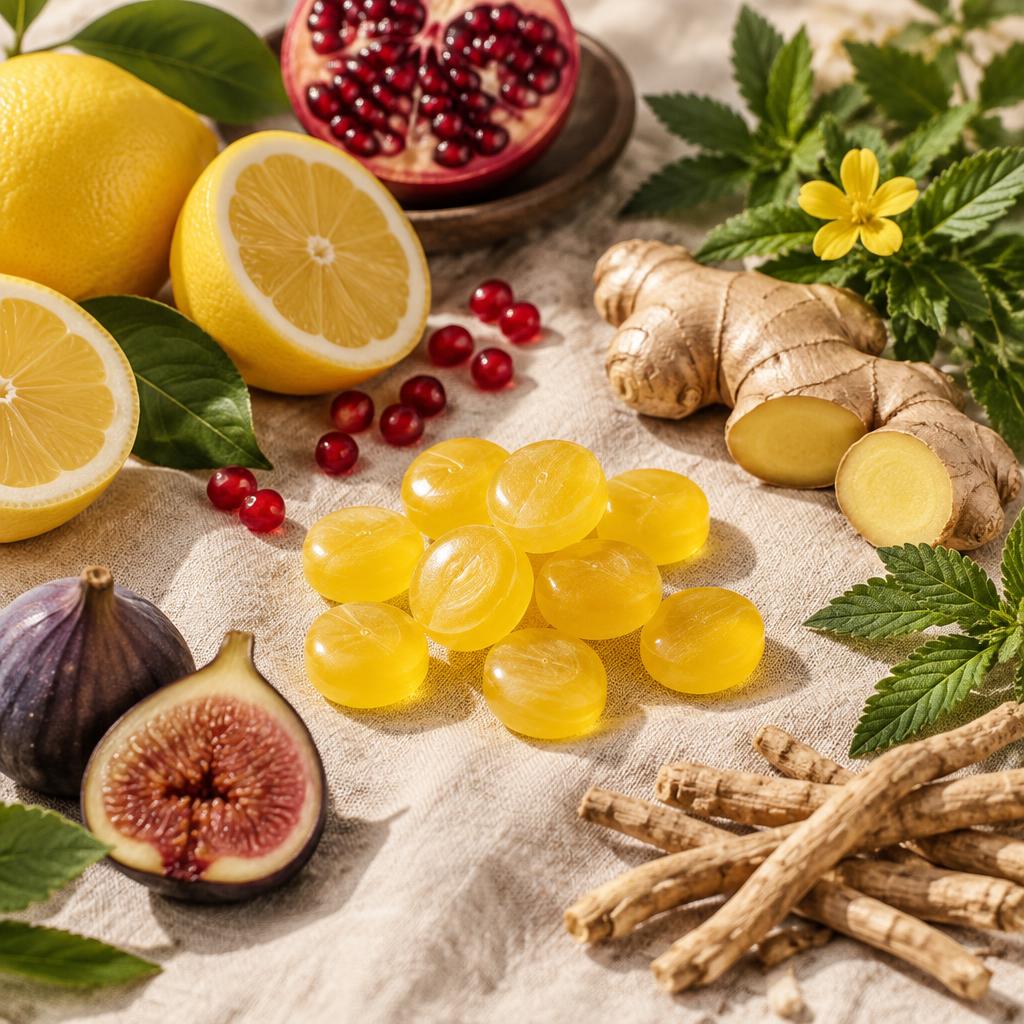 Lemon botanicals with DNA Drops